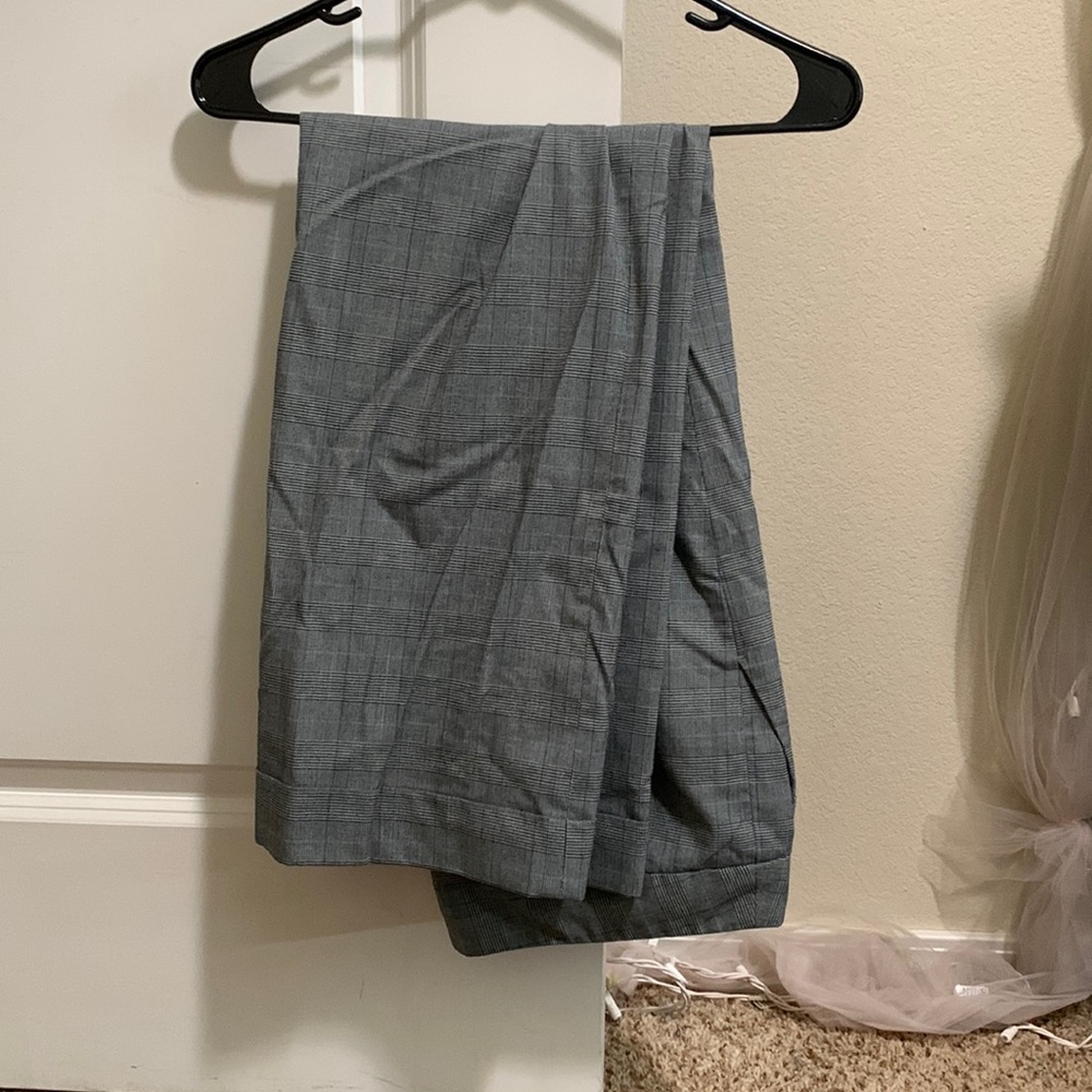 Plaid slacks